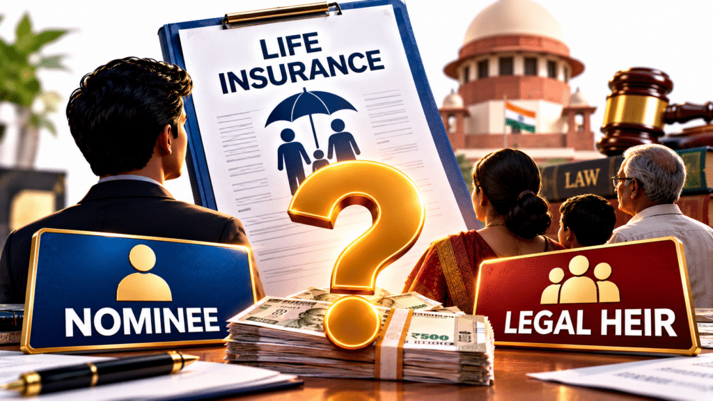 Life Insurance Nominee vs Legal Heir: Who Actually Keeps the Claim Money in India?