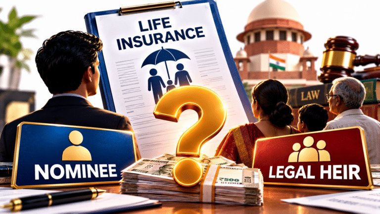 Life Insurance Nominee vs Legal Heir: Who Actually Keeps the Claim Money in India?