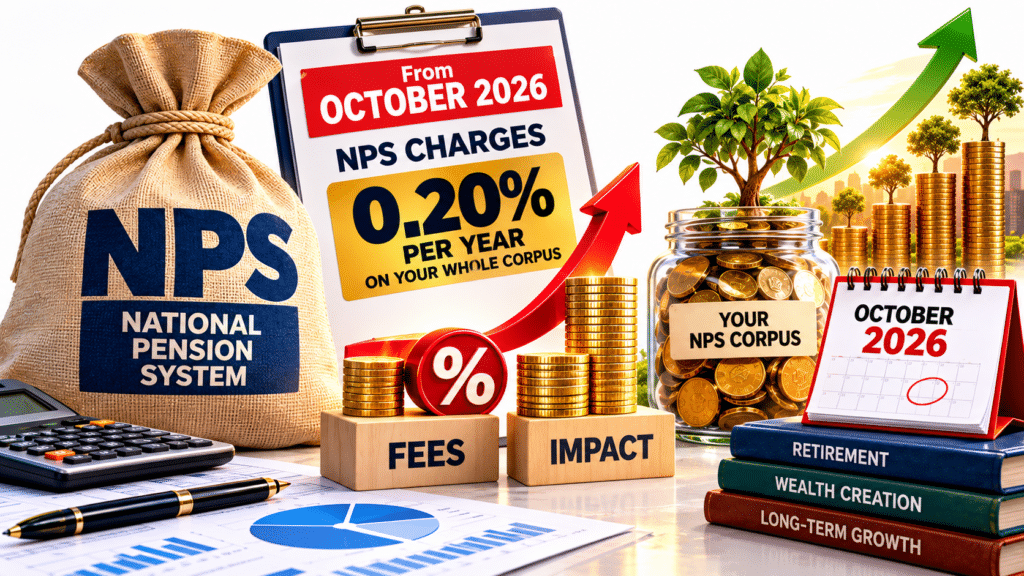 NPS Charges Change From October 2026 — Why a 0.20% Yearly Fee on Your Whole Corpus Matters Before You Contribute More