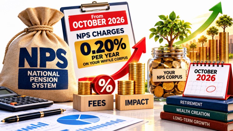 NPS Charges Change From October 2026 — Why a 0.20% Yearly Fee on Your Whole Corpus Matters Before You Contribute More