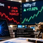 Nasdaq Falls on AI Fears While Nifty IT Jumps 11% — Can Indian IT Stocks Keep Rallying?