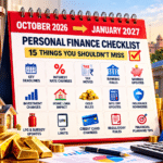 October 2026 to January 2027 Personal Finance Checklist: 15 Deadlines, Interest-Rate Changes, Tax Moves and Banking Rules You Shouldn’t Miss