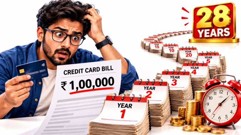 Paying Only the Minimum on Your Credit Card? A ₹1 Lakh Bill Could Take About 28 Years to Clear