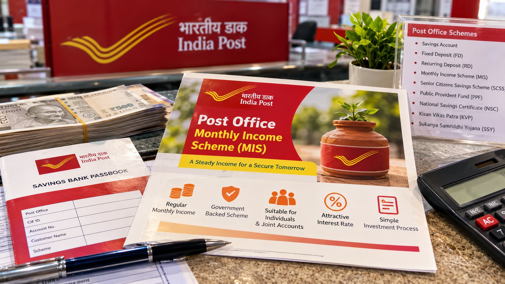 Post Office Monthly Income Scheme 2026: Can You Really Get ₹18,500 a Month — and Who Actually Qualifies?