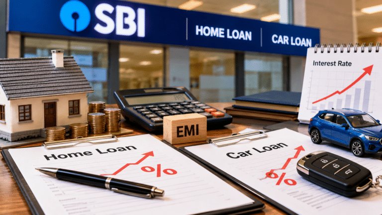 SBI Home and Car Loan Rate Hike: How Much Your EMI Rises — and Why Most Existing Car Loans Won't Change