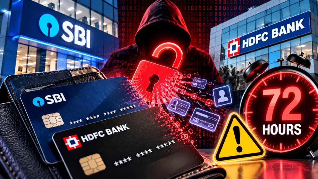 SBI and HDFC Leak Fears: Is Your Card Data Exposed — and What to Do in the Next 72 Hours