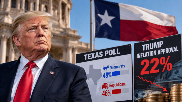 Texas Polls Show Democrats Narrowly Ahead as Trump's Inflation Approval Falls to 22% — How Real Is the Shift?