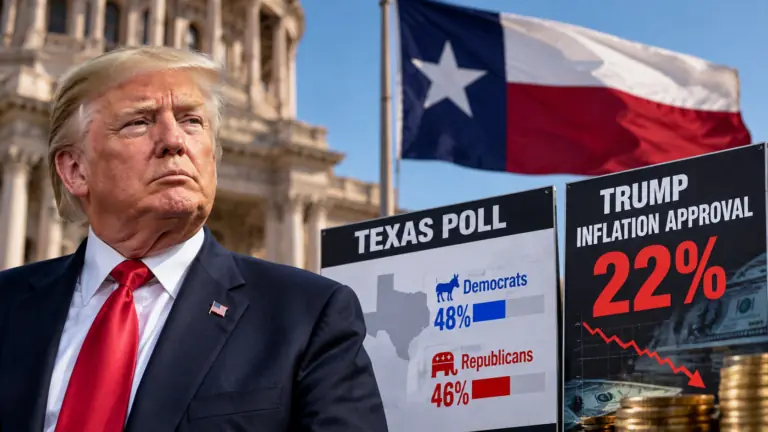 Texas Polls Show Democrats Narrowly Ahead as Trump's Inflation Approval Falls to 22% — How Real Is the Shift?