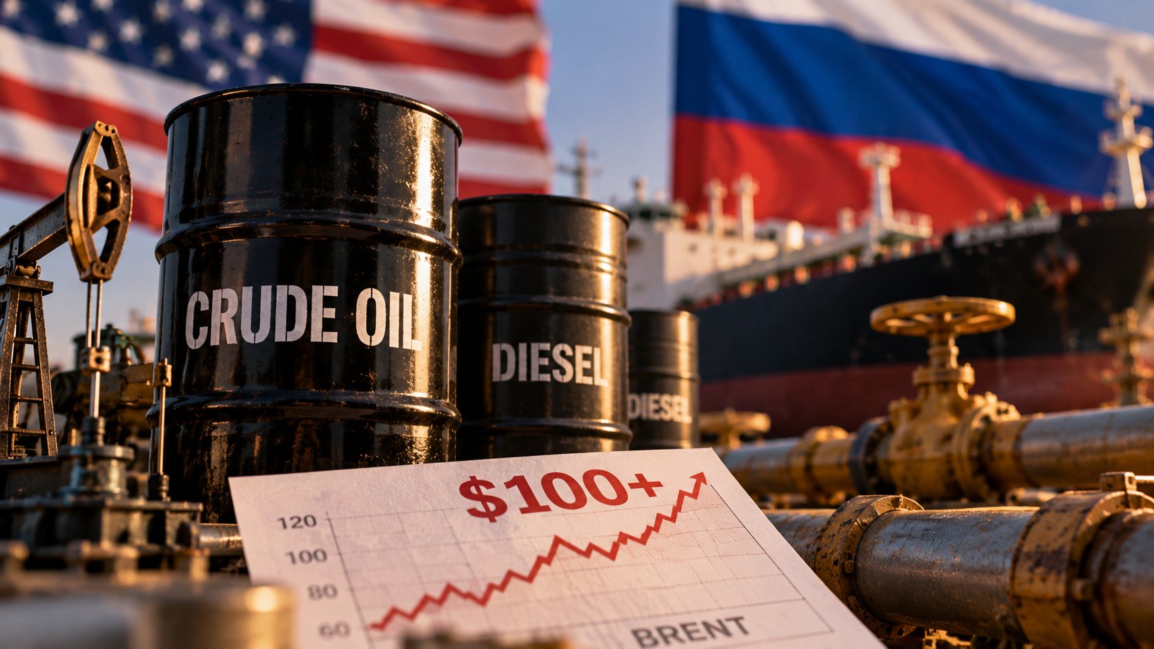 Why Did Trump Ease Sanctions on Russian Diesel — and Why Is Crude Still Above $100?