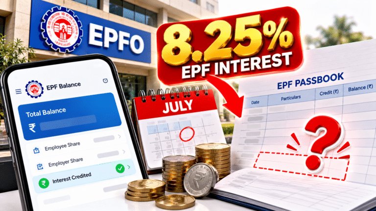 Your 8.25% EPF Interest Was Credited in July — So Why Doesn’t Your Passbook Show It?
